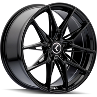 Kraze KR196 Evolve Noir Brillant 20x9 Roues 5x120