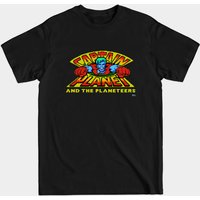 T-shirt pour hommes Cp Pixel Videogame Captain Planet
