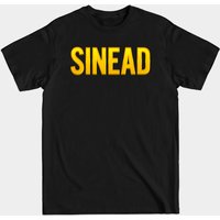Sinead Name Men's T-Shirt in Black — Mens T Shirts