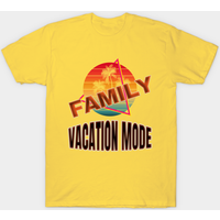 T-shirt pour hommes Mode Vacances en famille en bleu royal