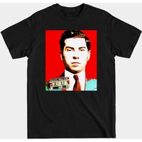 T-shirt pour hommes Lucky Luciano en noir — T-shirts pour hommes