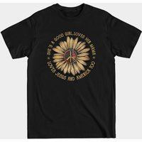 T-shirt Hippie Sunflower She's A Good Girl pour Hommes