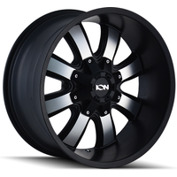 ION 189 Matte Black Wheels - 20x9 - 8x165.1 Bolt Pattern
