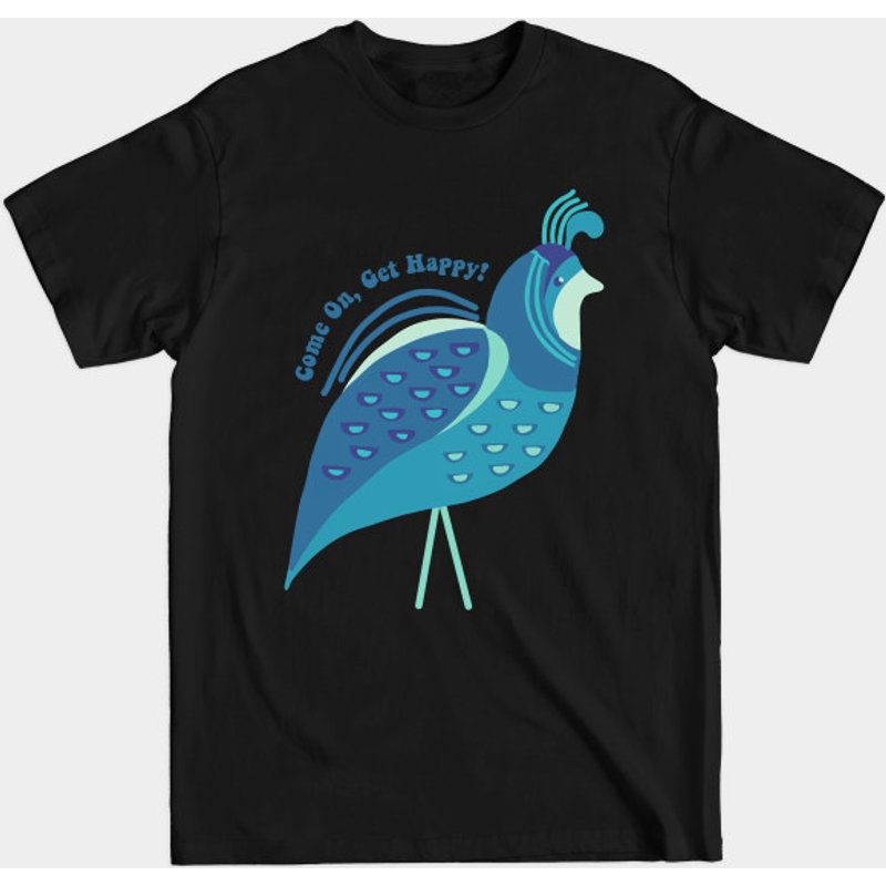T-shirt pour hommes Partridge - Come On, Get Happy!