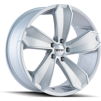 Touren 3271 TR71 Silver Machined Wheels - 20x8.5 - 5x120 - 30 Offset — Wheels & Rims