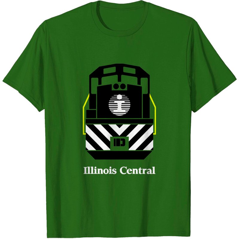 T-shirt pour hommes Illinois Central Railroad