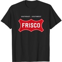 T-shirt pour hommes Frisco Railroad en noir — T-shirts pour hommes
