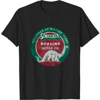 T-shirt pour hommes Diplodocus Motor Oil V01 - Sinclair