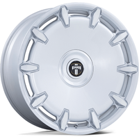 DUB DC271 Cheef Silver Machined Wheels - 24x9 - 5x115 Bolt Pattern