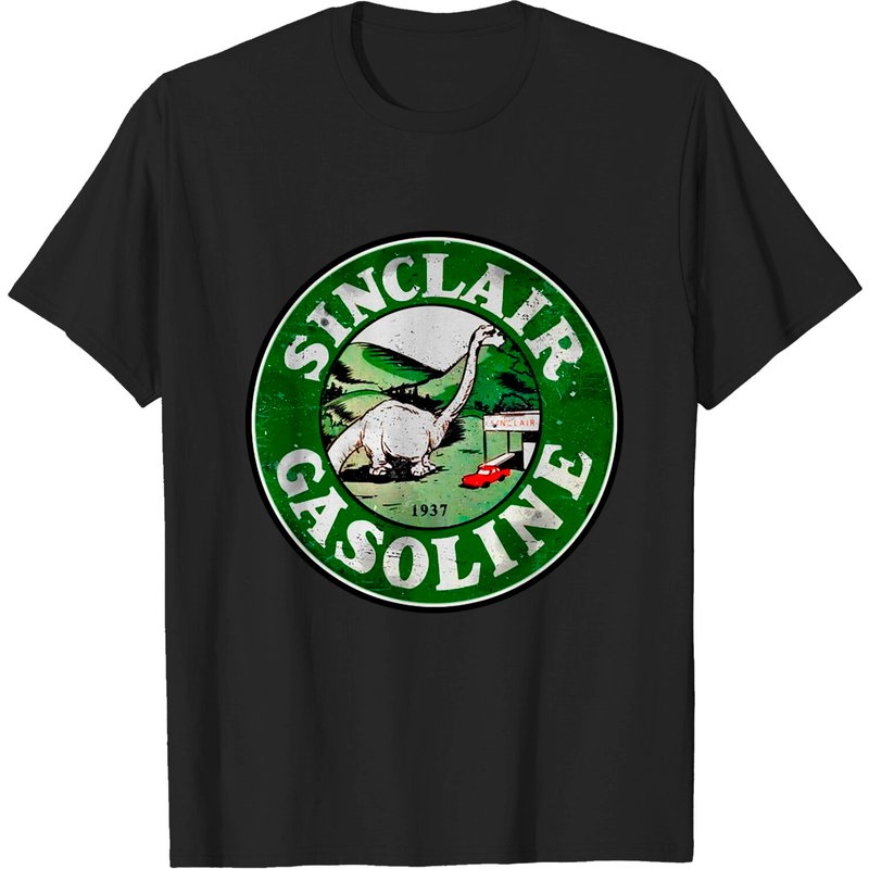 Sinclair Dino Gasoline Vintage Sign Men's T-Shirt