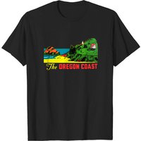 T-shirt pour hommes Oregon Coast Vintage - Noir — T-shirts pour hommes