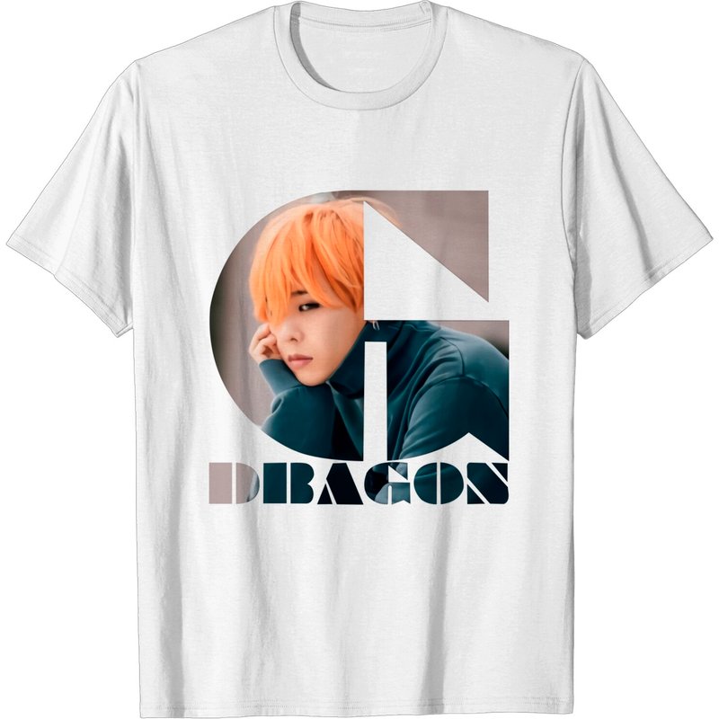 Bigbang G-Dragon Typography T-Shirt for Men