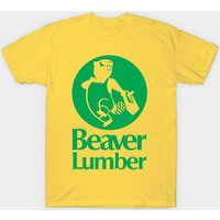 Beaver Lumber Men's T-Shirt with Green Logo