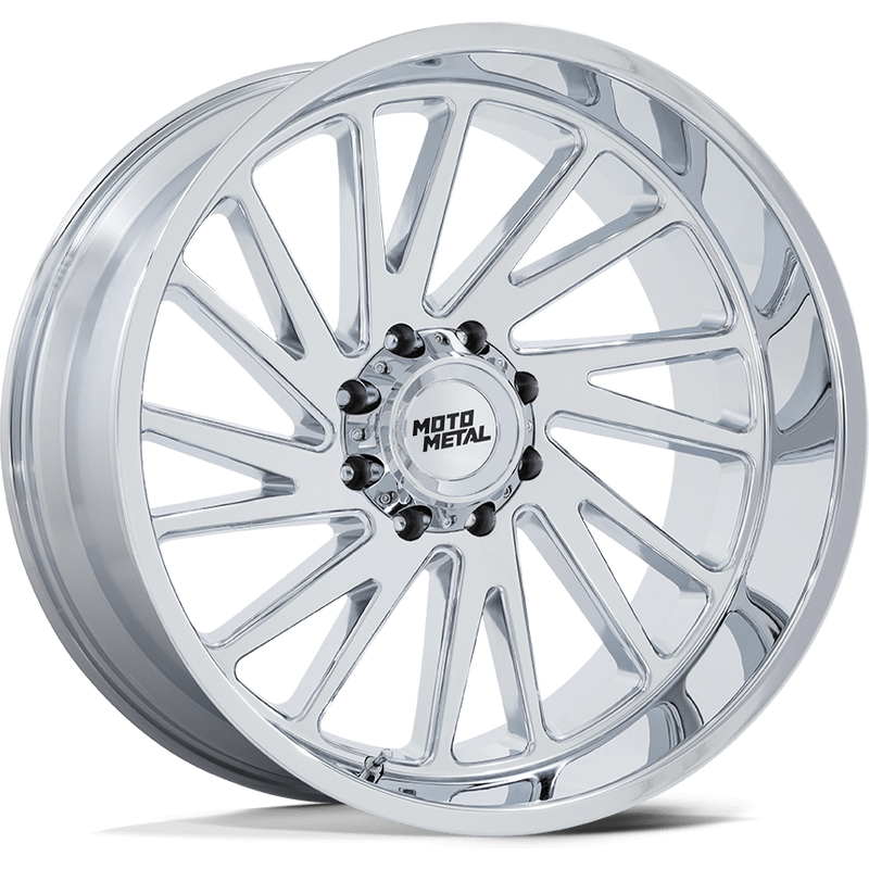 Moto Metal MO811 Combat Chrome Wheels - 20x10 - 5x127 -18 Offset — Wheels & Rims