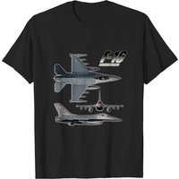 T-shirt pour hommes F-16 Fighting Falcon — T-shirts pour hommes