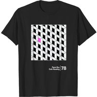 T-shirt pour hommes Pere Ubu avec design graphique minimaliste