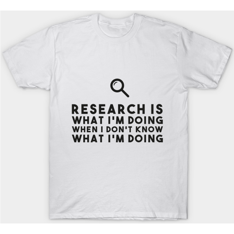 Recherche est ce que je fais quand je ne sais pas quoi faire T-Shirt — T-shirts pour hommes
