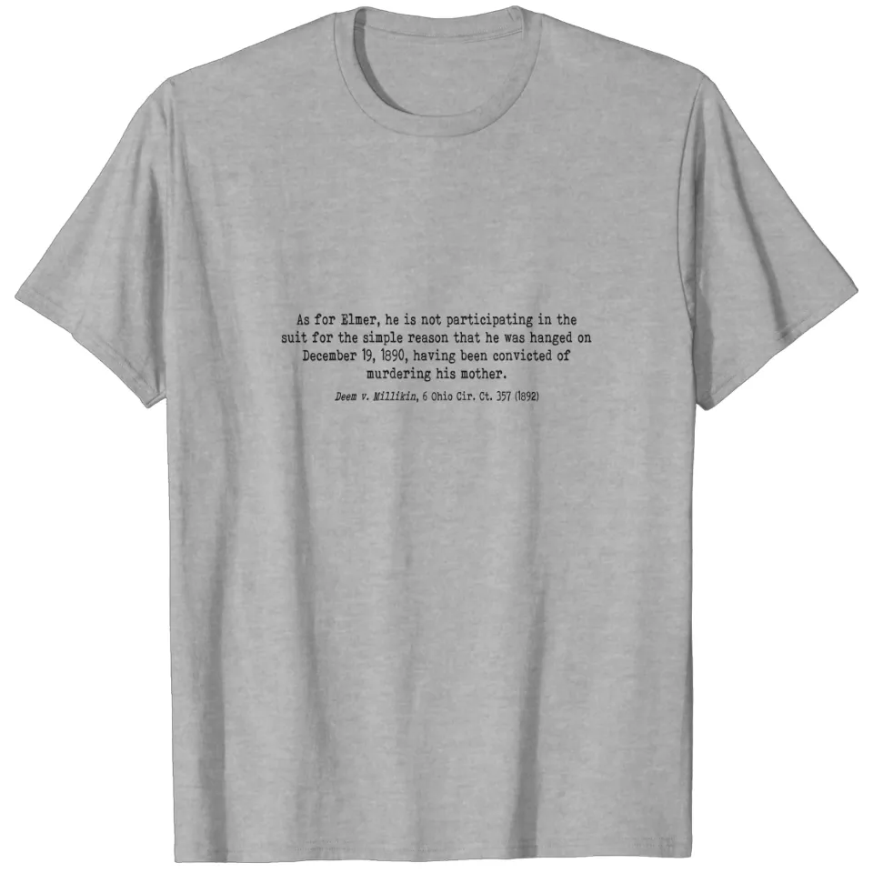 T-shirt Avocat Deem v. Millikin pour hommes