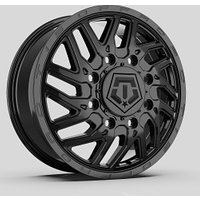 TIS 544B Dually Gloss Black Wheels - 22x8.25 - 8x210 Bolt Pattern — Wheels & Rims
