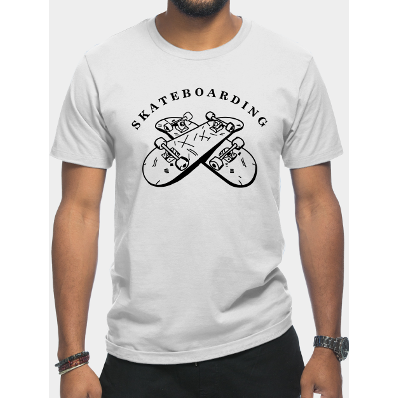 T-shirt de Skateboarding pour Hommes en Couleurs Heather — T-shirts pour hommes