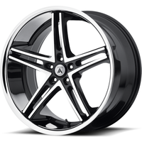 Asanti Black ABL-7 Machined Face Wheels - 22x9 - 5x114.3 Bolt Pattern