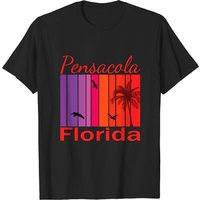 Pensacola Florida Men's T-Shirt in Black — Mens T Shirts