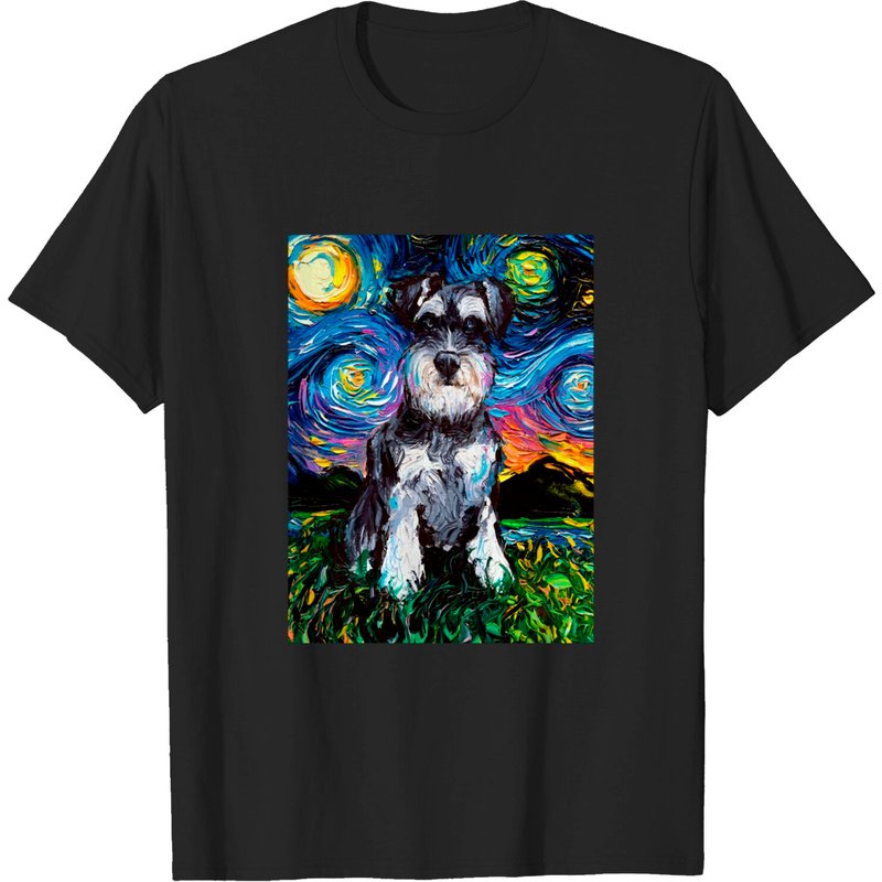 Schnauzer Night Men's T-Shirt