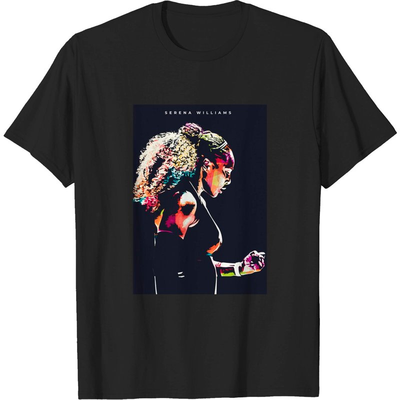 Serena Williams Men's Black T-Shirt — Mens T Shirts
