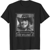 Hank Williams Jr Vintage Faded Style Fan Design T-Shirt