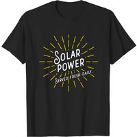 T-shirt Solar Power Servi Quotidien pour Hommes — T-shirts pour hommes