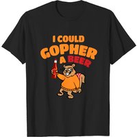 T-shirt pour hommes I Could Gopher A Beer — T-shirts pour hommes