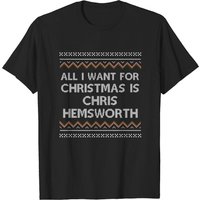 Tout ce que je veux pour Noël, c'est Chris Hemsworth - T-shirt pour hommes — T-shirts pour hommes