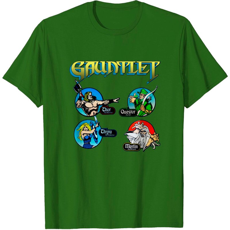 Gauntlet Old Arcade Logos Men's T-Shirt — Mens T Shirts