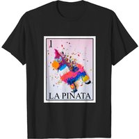 T-shirt pour hommes La Pinata Loteria en noir — T-shirts pour hommes