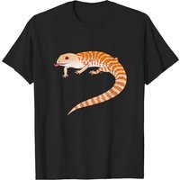 T-shirt pour hommes Albino Blue Tongue Skink - Noir — T-shirts pour hommes