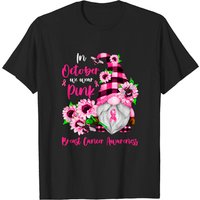 T-shirt Gnome de sensibilisation au cancer du sein en octobre — T-shirts pour hommes