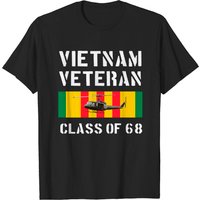 T-shirt Vietnam Veteran Huey Helicopter Ribbon pour hommes — T-shirts pour hommes