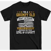 Grumpy Old US Navy Veteran T-Shirt