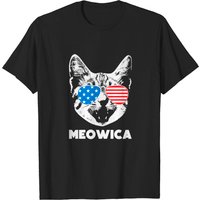 Meowica Men's Black T-Shirt