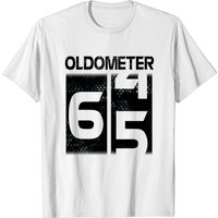 Oldometer Happy Birthday 65 Years Old T-Shirt for Men
