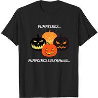 Pumpkins Everywhere Halloween Costume T-Shirt for Men