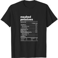 Mashed Potatoes Nutrition Facts Men's T-Shirt — Mens T Shirts