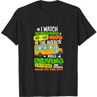 Funny School Bus Driver T-Shirt for Men
