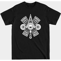 Thirdeye_blackwhite Aztec Men's T-Shirt