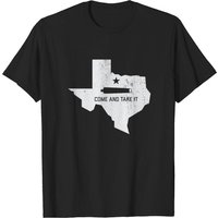 T-shirt pour hommes Texas - Come And Take It en noir — T-shirts pour hommes