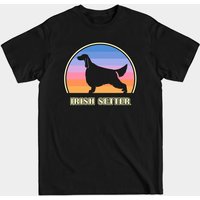 T-shirt pour hommes Irish Setter Vintage Sunset Dog — T-shirts pour hommes