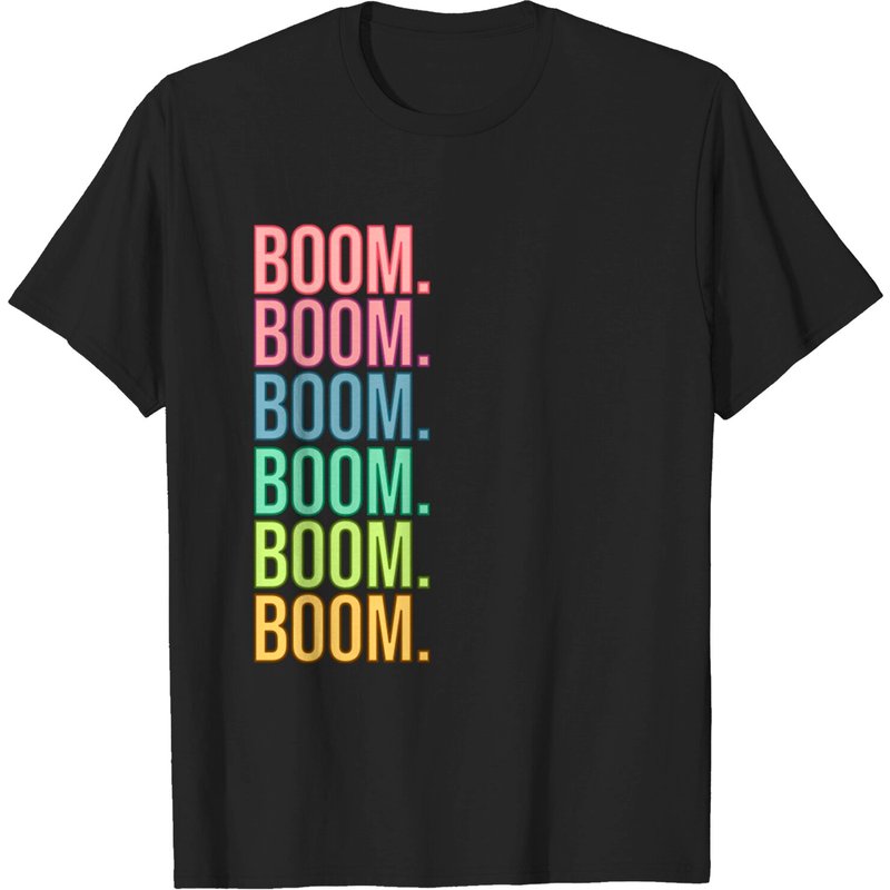 Boom - Boom Men's T-Shirt in Black