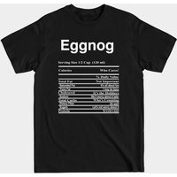 T-shirt pour hommes avec faits nutritionnels amusants sur l'eggnog — T-shirts pour hommes