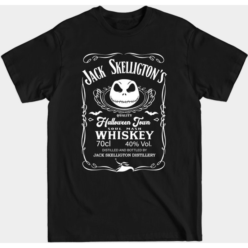 T-shirt Halloween Jack Whiskey pour hommes
