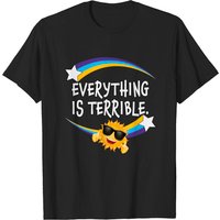 Everything Is Terrible Men's T-Shirt in Black — Mens T Shirts